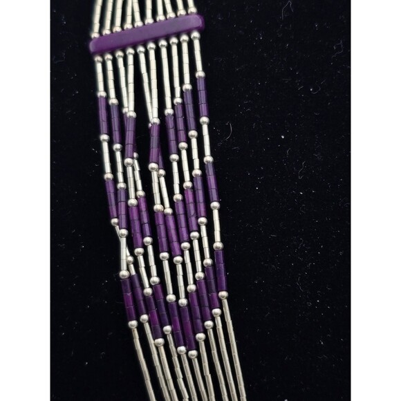 Vintage Arnold Maloney, QT & STG Sterling Silver & Sugilite Concho Jewelry Set – - Picture 8 of 11